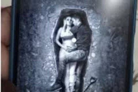 Homem é preso ao mandar foto de casal em caixão para ex: 'Não vai ficar com mais ninguém'