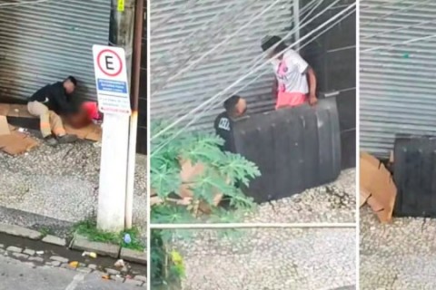 Homem é flagrado abusando sexualmente de moradora em situação de rua