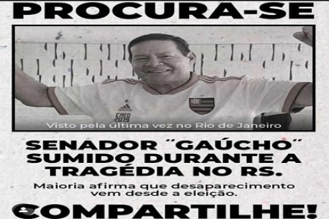 Desaparecimento do Senador Hamilton Mourão em meio às tragédias das chuvas: Onde está a liderança do Rio Grande do Sul?
