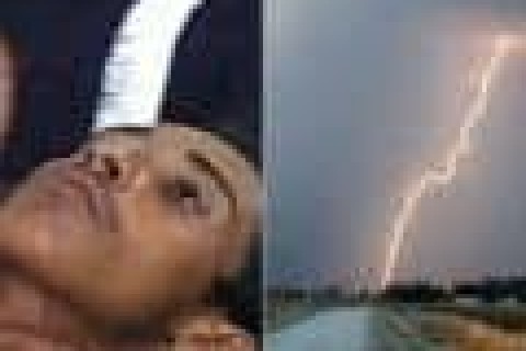 Homem é atingido por raio enquanto cozinhava perto da janela
