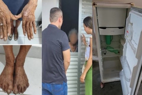 EM BRANQUINHA: Idosa Resgatada Após Ser Encontrada Em Situação de Abandono