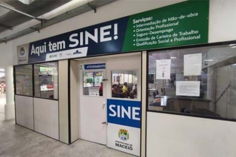 Sine oferta mais de 140 vagas de emprego em Maceió